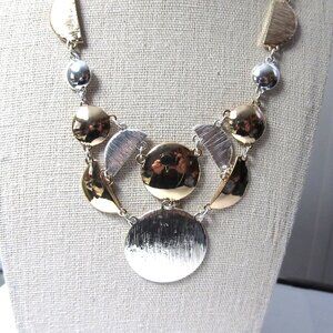 Avon Gold & Silver Tone Drop Link Necklace